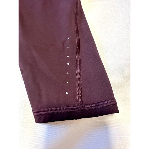 Athleta Women's Rainier Brushed Tights Running Pockets Eggplant Purple XS - Picture 13 of 14